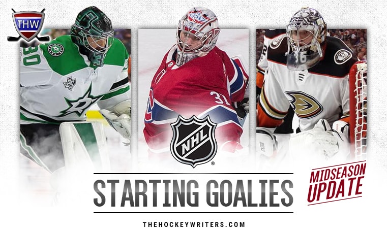 starting goalies for the nhl