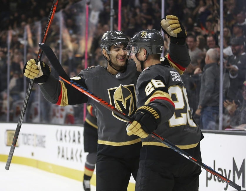 Vegas Golden Knights Paul Stastny Max Pacioretty