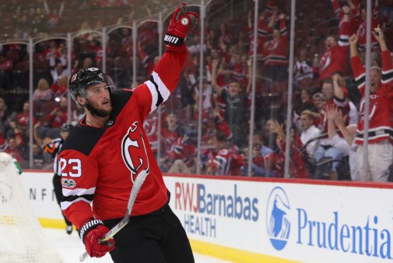 New Jersey Devils right wing Stefan Noesen