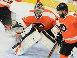 NHL Goalie Steve Mason.