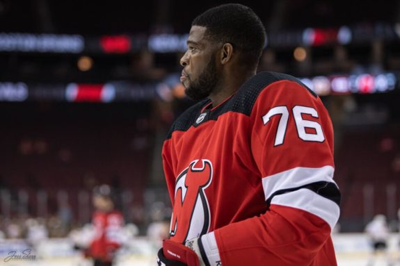 P.K. Subban New Jersey Devils