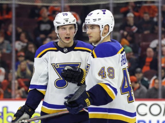 Oskar Sundqvist Ivan Barbashev St. Louis Blues