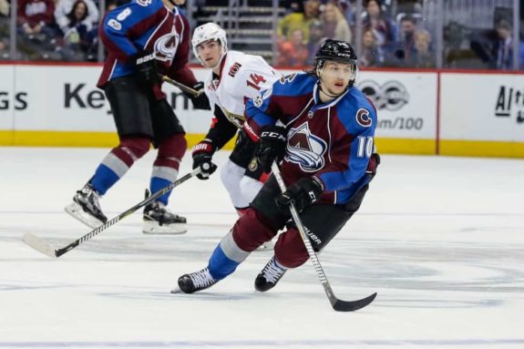 Avalanche right wing Sven Andrighetto