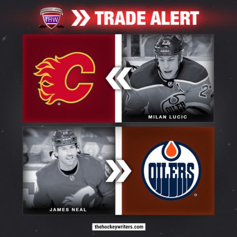 Milan Lucic James Neal Edmonton Oilers Calgary Flames Trade Conditional Draft Pick