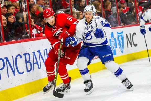 Tampa Bay Lightning right wing Ryan Callahan