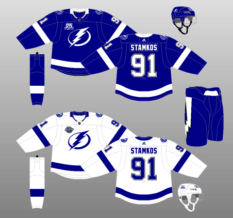 Tampa Bay Lightning 2017-Present Jerseys