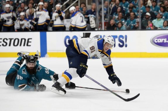 San Jose Sharks Brent Burns St. Louis Blues Vladimir Tarasenko