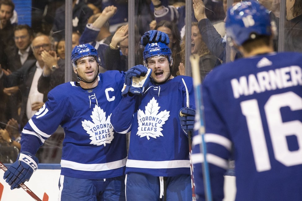 Justin Bieber at Hurricanes-Maple Leafs game 