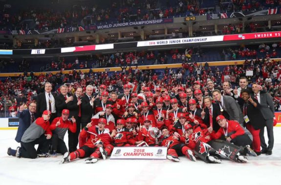 Team Canada 2018 WJC Gold