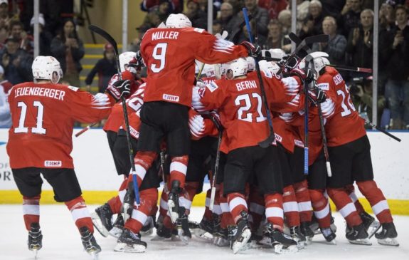 Team Switzerland celebrates