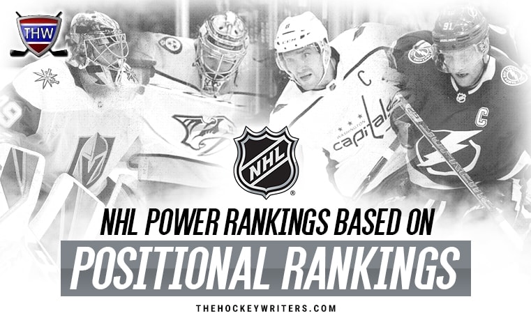 NHL Power Rankings Based On Positional 