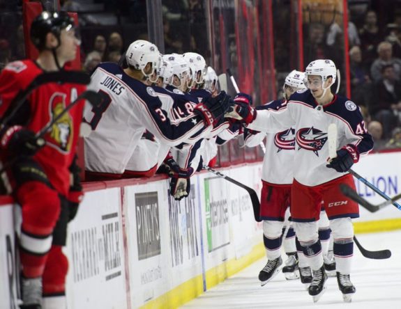 Columbus Blue Jackets Alexandre Texier