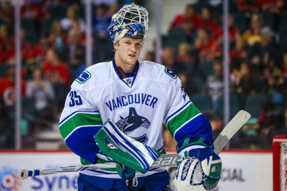 Canucks goalie Thatcher Demko