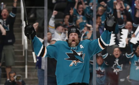 San Jose Sharks' Joe Thornton