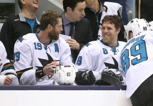 Joe Pavelski, Joe Thornton, San Jose Sharks