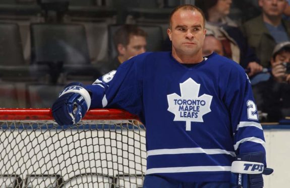 Tie Domi #28 of Toronto Maple Leafs