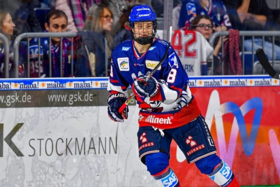 Tim Stutzle of Adler Mannheim