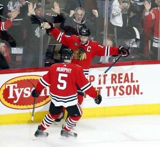 Chicago Blackhawks Jonathan Toews Connor Murphy