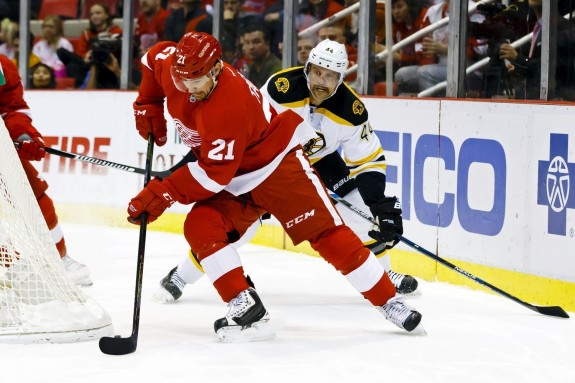 Tomas Tatar of the Detroit Red Wings.