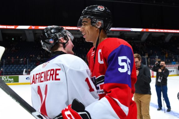 Alexis Lafreniere Quinton Byfield Top Prospects Game