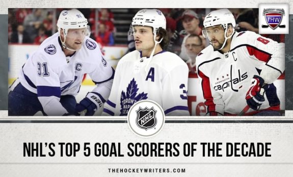 NHL’s Top 5 Goal Scorers of the Decade Alex Ovechkin, Steven Stamkos and Auston Matthews
