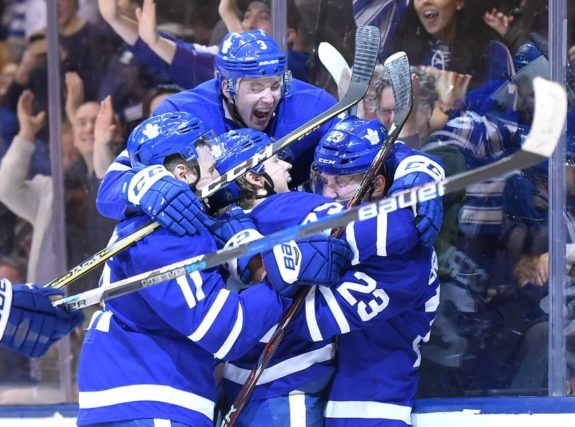 Maple Leafs defenceman Travis Dermott