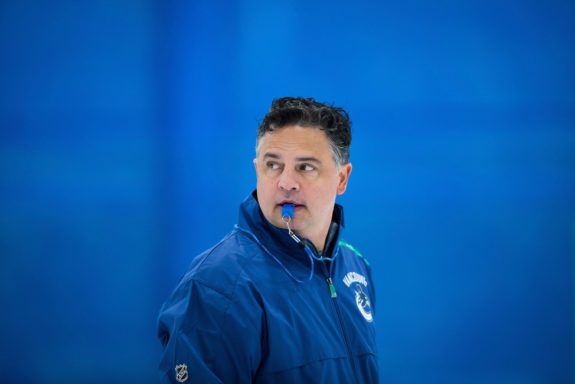 Vancouver Canucks coach Travis Green