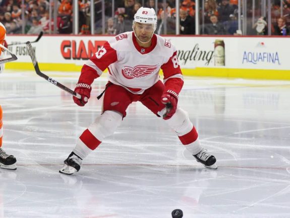 Defenseman Trevor Daley of the Red Wings