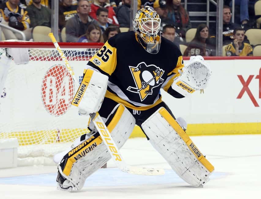 Tristan Jarry back in goal for Penguins tonight