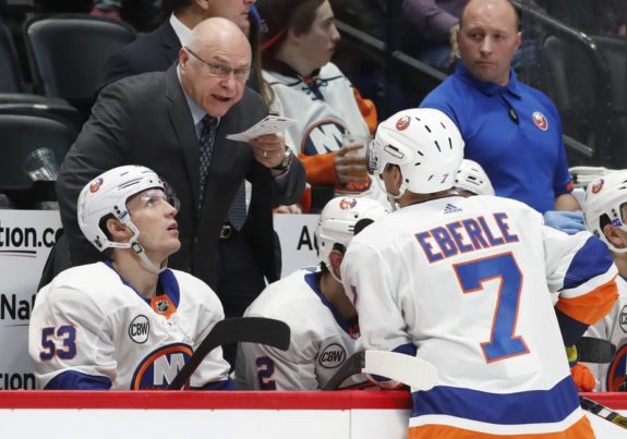 New York Islanders head coach Barry Trotz