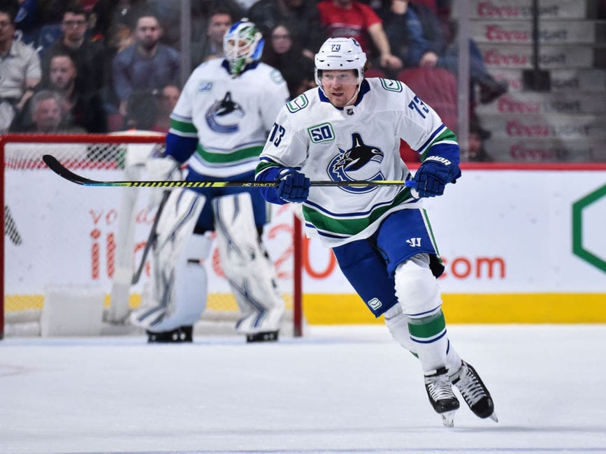 Tyler Toffoli Vancouver Canucks