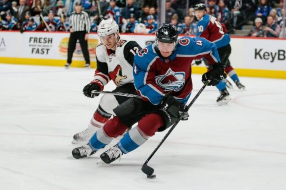 Avalanche defenseman Tyson Barrie