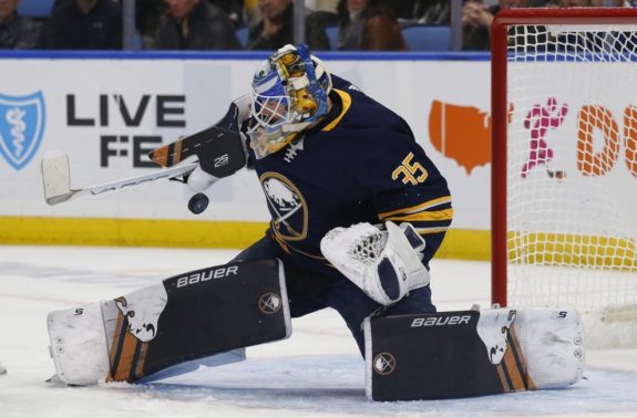 Buffalo Sabres goalie Linus Ullmark