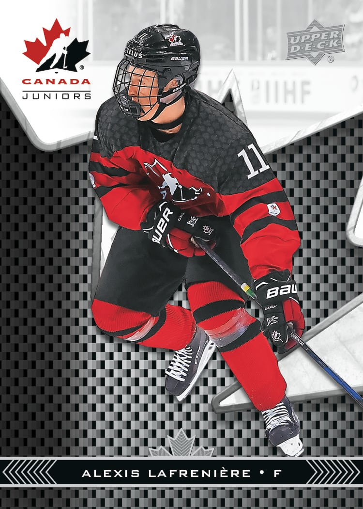 Upper Deck 2018 Canada Juniors Alexis Lafreniere