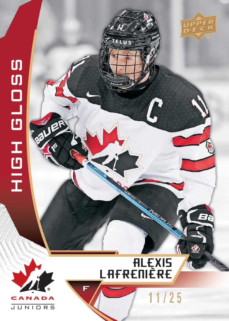 Upper Deck 2019 Canada Juniors Alexis Lafreniere