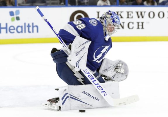 Tampa Bay Lightning goaltender Andrei Vasilevskiy