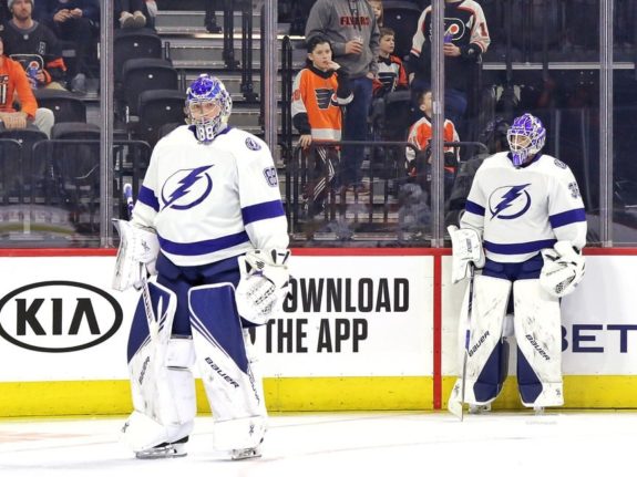 Andrei Vasilevskiy Curtis McElhinney Tampa Bay Lightning