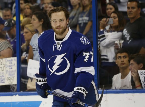 Victor Hedman has quickly become a franchise defenseman, living up to lofty pre-draft projections. (Kim Klement-USA TODAY Sports)