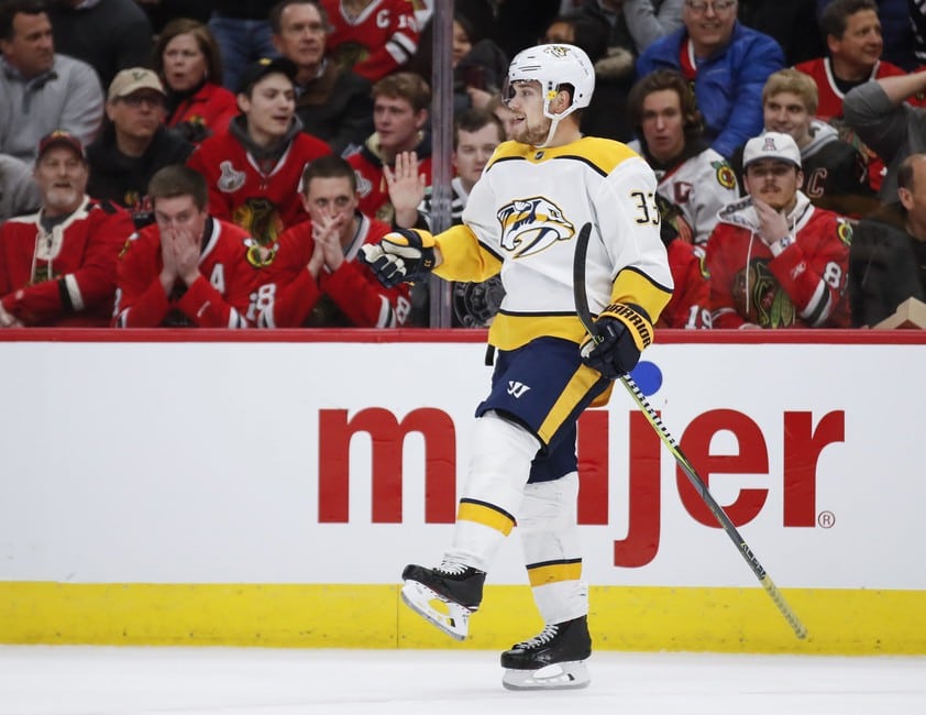 LA Kings acquire Viktor Arvidsson from Nashville for 2 picks