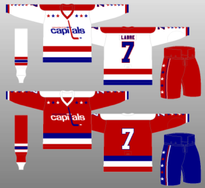 washington capitals jerseys history