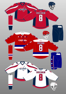 Washington Capitals Jersey History