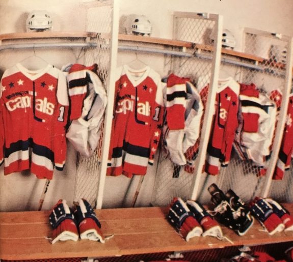 washington capitals jersey history