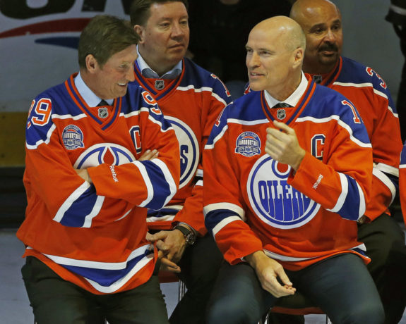 Mark Messier & Wayne Gretzky 