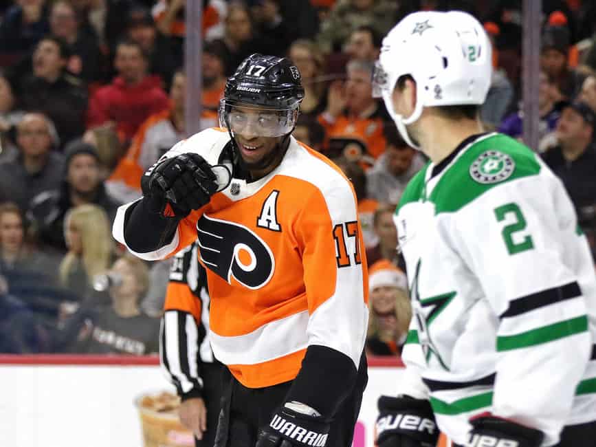 Philadelphia Flyers Analyzing Wayne Simmonds Value