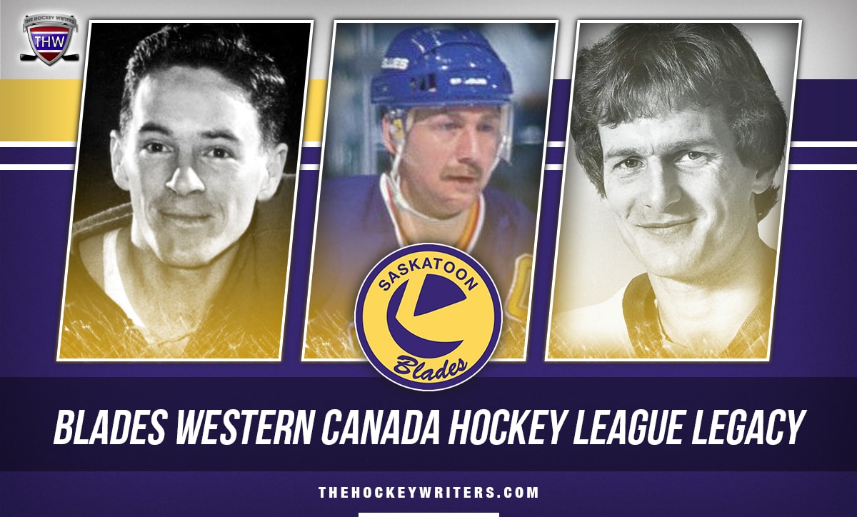 Bernie Federko, Bob Bourne, Dave Lewis, and Jack McLeod Saskatoon Blades Western Canadian Hockey League Legacy