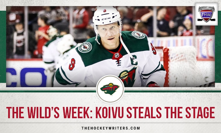 Minnesota Wild Weekly: Mikko Koivu Steals the Stage in 1,000th Game