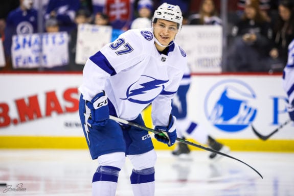 Yanni Gourde Tampa Bay Lightning