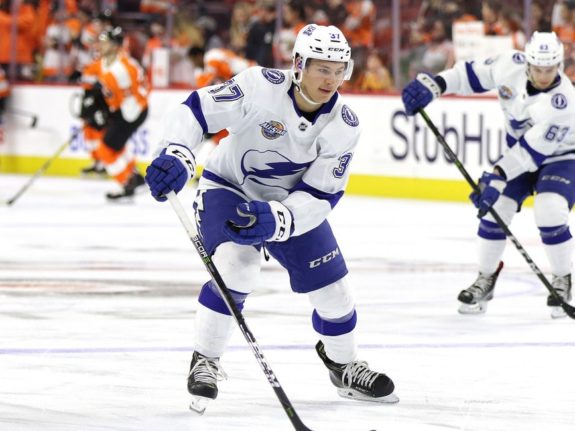 Yanni Gourde #37, Tampa Bay Lightning