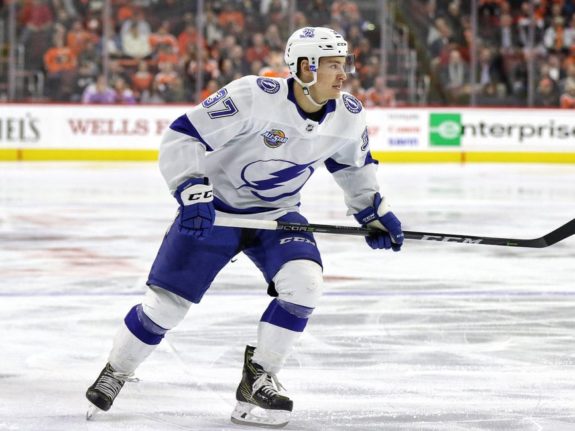 Yanni Gourde #37, Tampa Bay Lightning