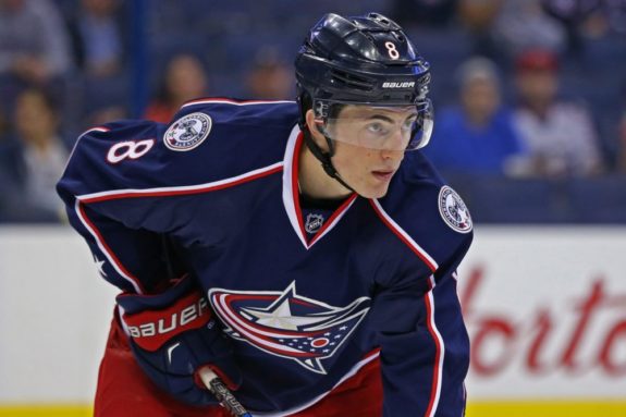 Columbus Blue Jackets defenseman Zach Werenski has as many goals as the Detroit Red Wings defensemen.